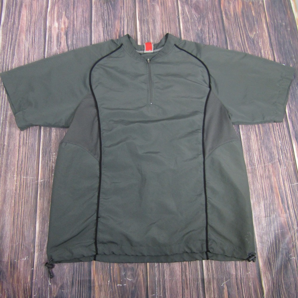 Nike Dark Green/Black Short Sleeve Performance Jacket